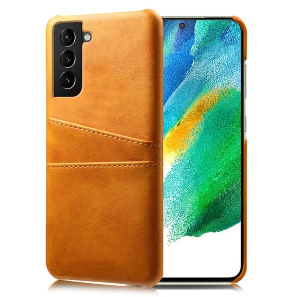 Dual Card Etui Samsung Galaxy S21 FE - Oransje