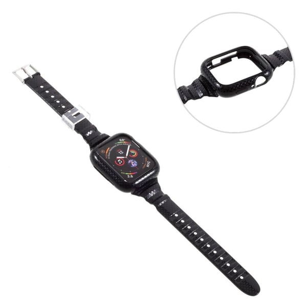 Apple Watch Serie 6 / 5 40 mm vevd klokkebåndramme - Svart