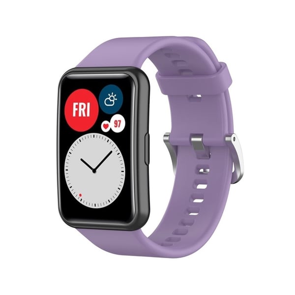Huawei Watch Fit silikonarmbånd - Lilla