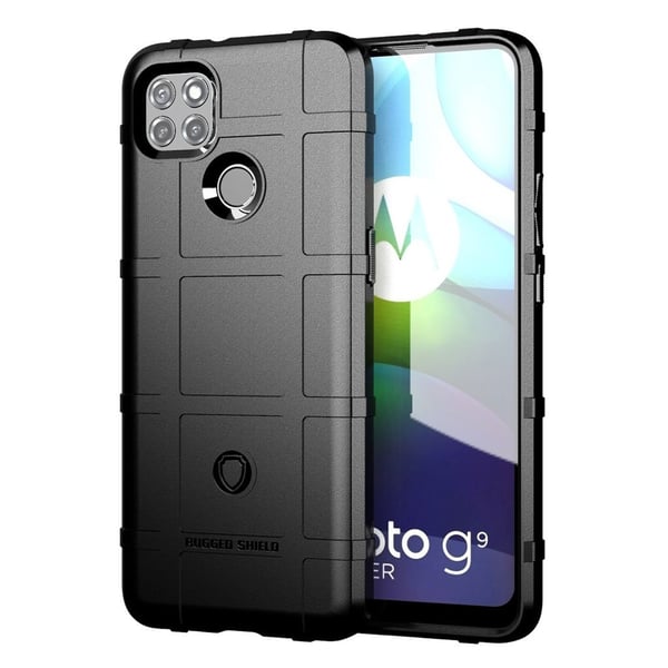 Rugged Shield Etui Motorola Moto G9 Power - Svart