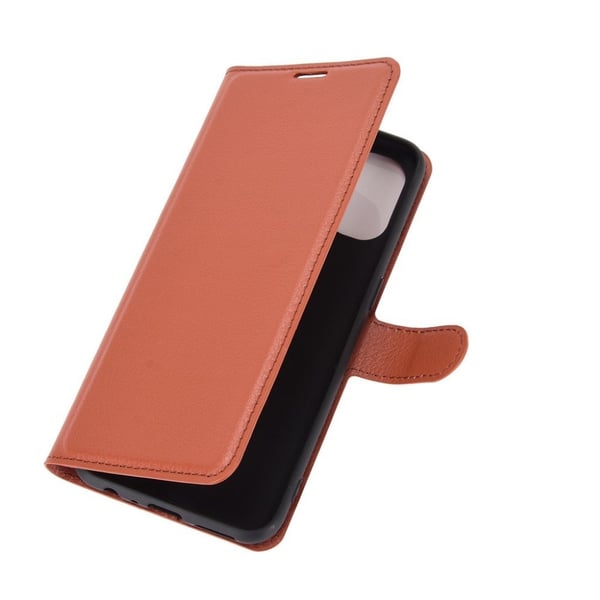 Classic OnePlus Nord N100 flip etui - brun