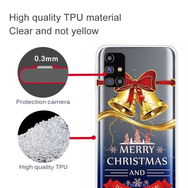 Juleveske til Samsung Galaxy M51 - Bjelle
