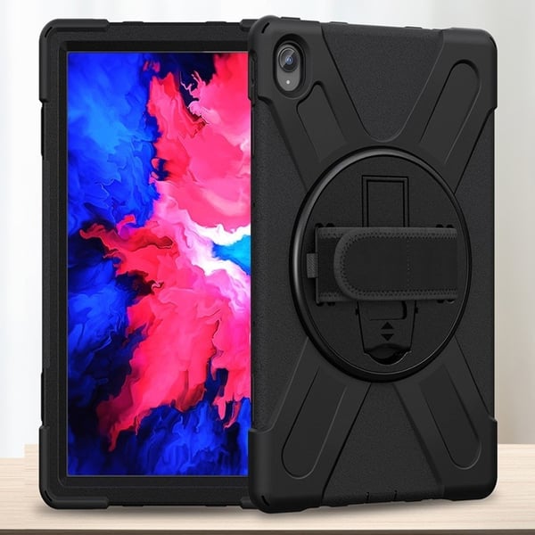 Lenovo Tab P11 360 svingbar kickstandholder + silikonetui - Oransje