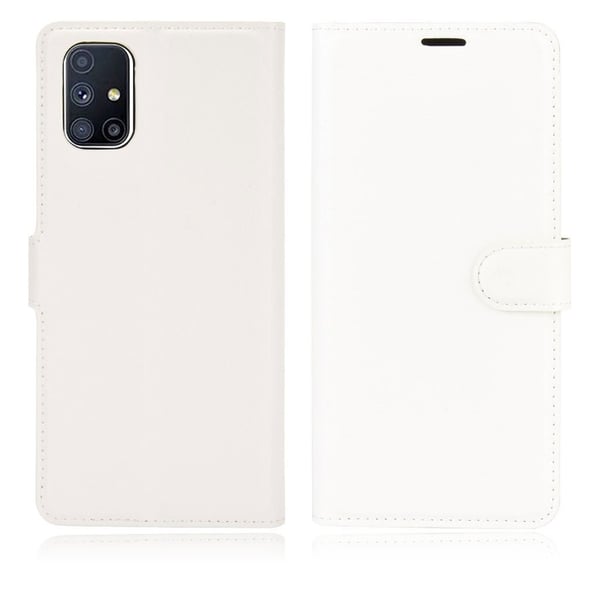 Classic Samsung Galaxy M51 Flippetui - Hvit