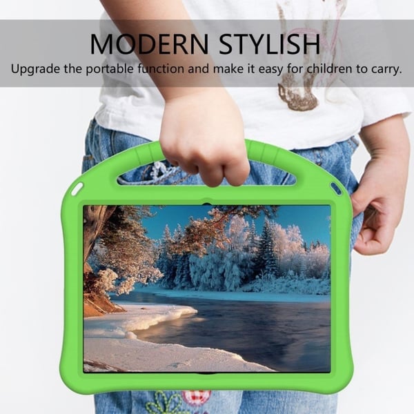 Lenovo Tab E10 EVA-etui i spurvestil - Grønn