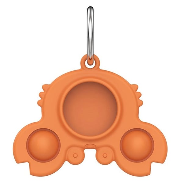 AirTags silikoneovertræk med unikt design - Orange