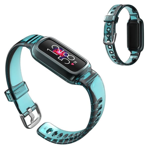 Fitbit Luxe unik stil gjennomsiktig klokkerem - Grønn