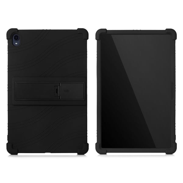 Lenovo Tab P11 uttrekkbart silikonetui med kickstand - Svart