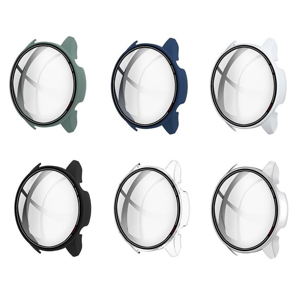 Xiaomi Mi Watch Color deksel + tempelglass - Gjennomsiktig