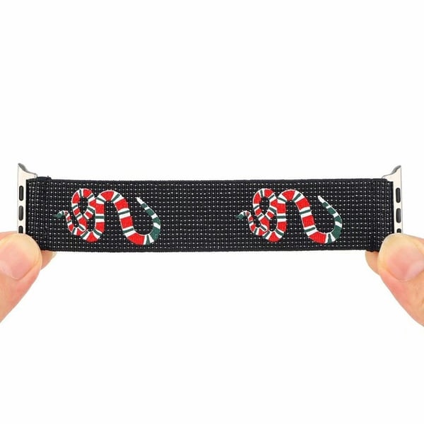 Apple Watch Series 6 / 5 40mm joustava kellonauha - Maito Käärme Kuvio