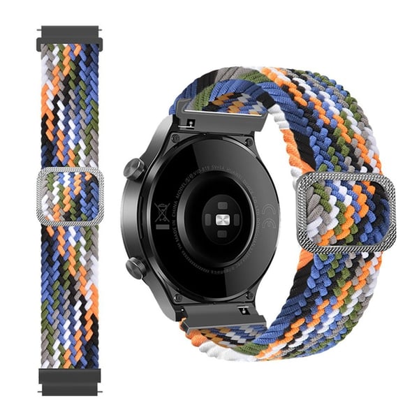 22m Universal braid pattern watch strap - Denim