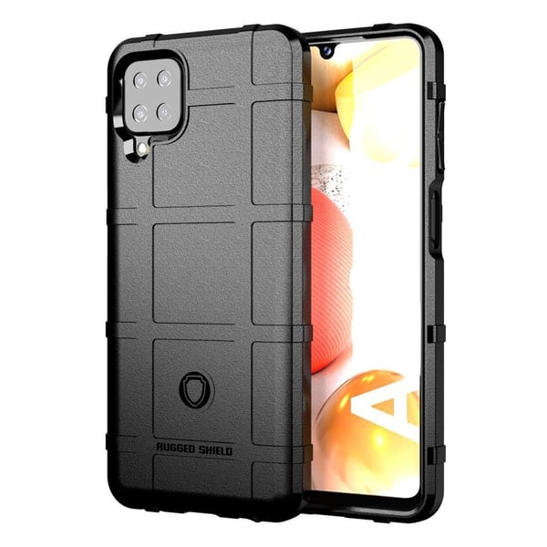 Rugged Shield Etui Samsung Galaxy A12 5G - Svart