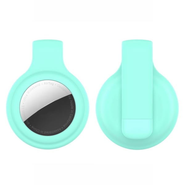 AirTags clip-design silikoneovertræk - Lysegrøn
