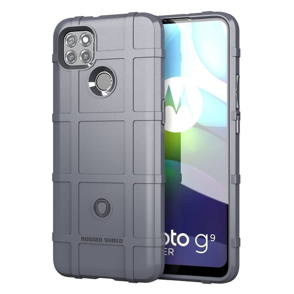 Rugged Shield Etui Motorola Moto G9 Power - Grå
