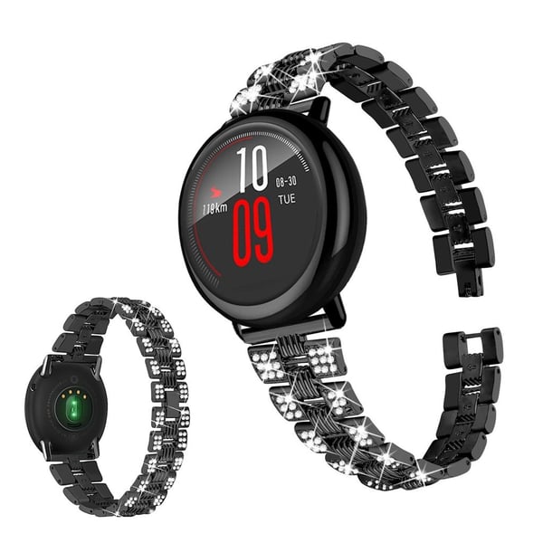 Amazfit Youth urrem med rhinestone dekor - Svart
