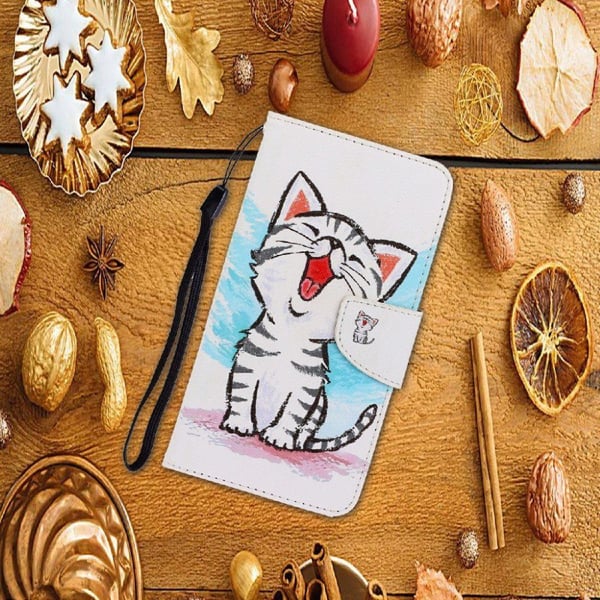 Wonderland Samsung Galaxy A22 4G flip etui - Kat