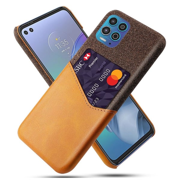 Bofink Motorola Moto G100 / Edge S Card Deksel - Oransje