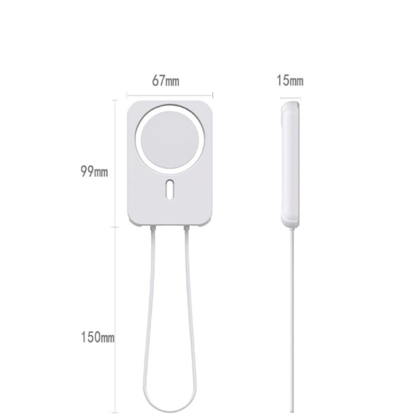 Apple MagSafe Charger silikone cover i rustningsstil - Midnatsblå