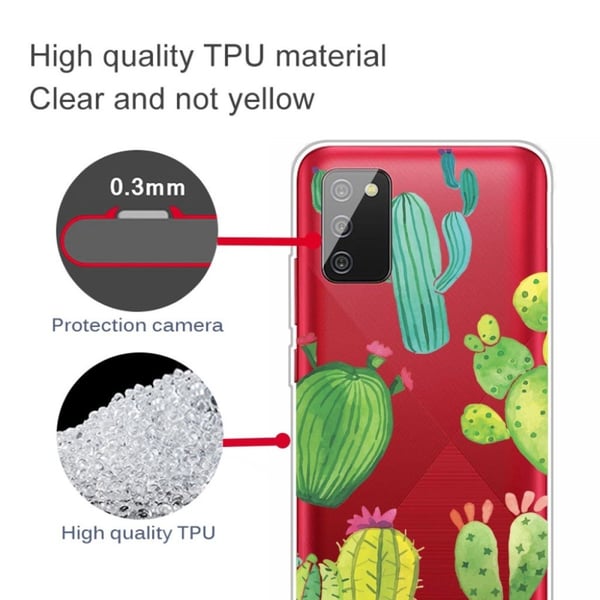 Deco Samsung Galaxy A03s deksel - Kaktus