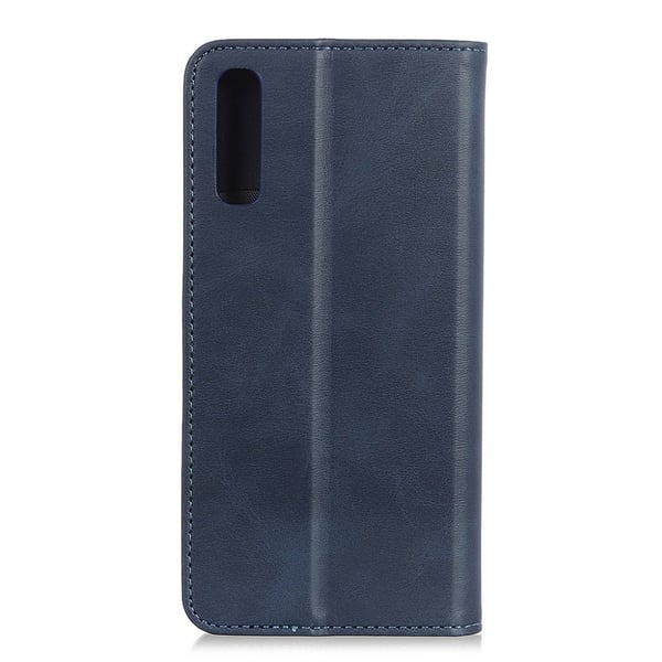 Flip Etui med Pung i Ekte Lær til Sony Xperia Ace 2 - Blå