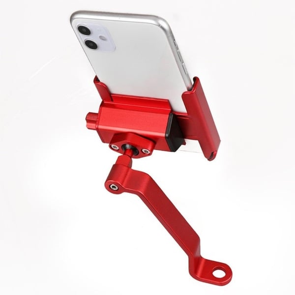 Universalholder for sykkeltelefon - Bakspeil / Rød