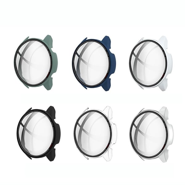 Xiaomi Mi Watch Color enkel ramme + herdet glass - Sølv