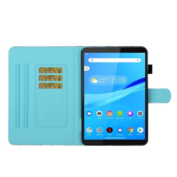 Lenovo Tab M10 FHD Plus Cool Mønster Lær Flippetui - Sunset Glow