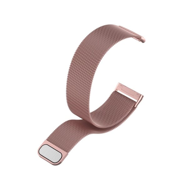 Fitbit Versa 3 rostfritt stål klockarmband - rosa / Storlek: S