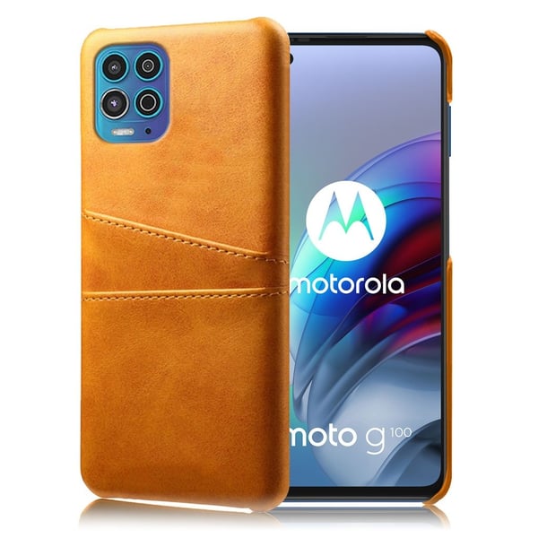 Dual Card Etui Motorola Moto G100 / Edge S - Orange