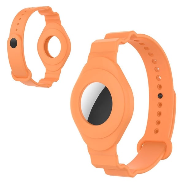 AirTags enkle silikone-håndledsrem - Orange