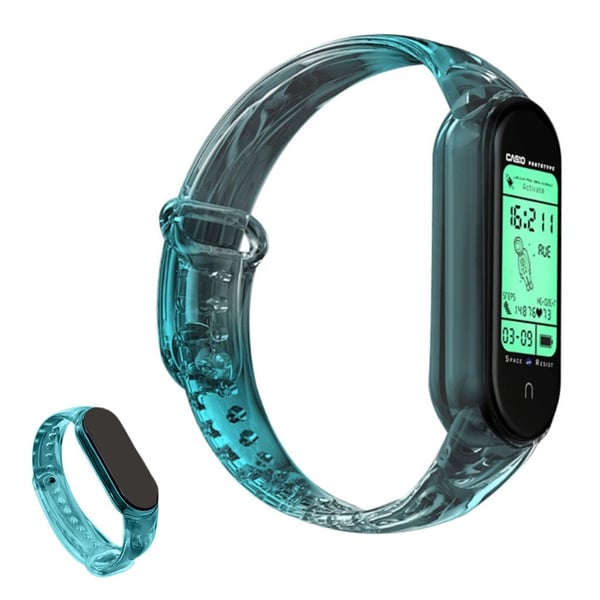 Xiaomi Mi Smart Band 4 / 3 kul fargeendring klokkerem - Blå