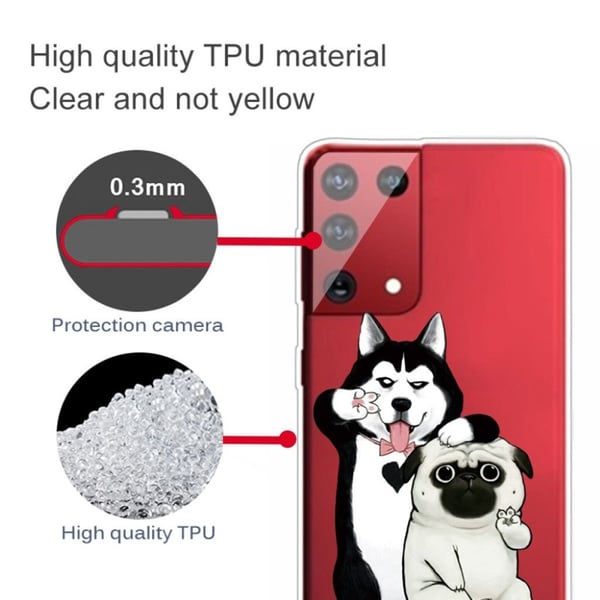 Deco Samsung Galaxy S21 Ultra etui - to hunde