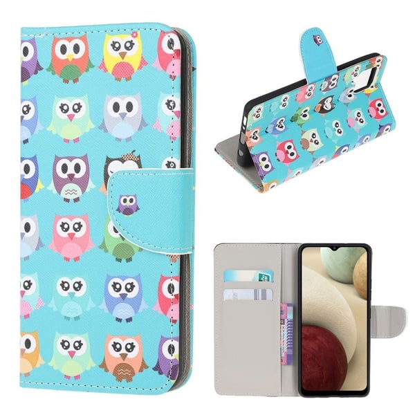 Wonderland Samsung Galaxy A12 5G flip kuoret - Pöllöt Wonderland Samsung Galaxy A12 5G flip kuoret - Pöllöt