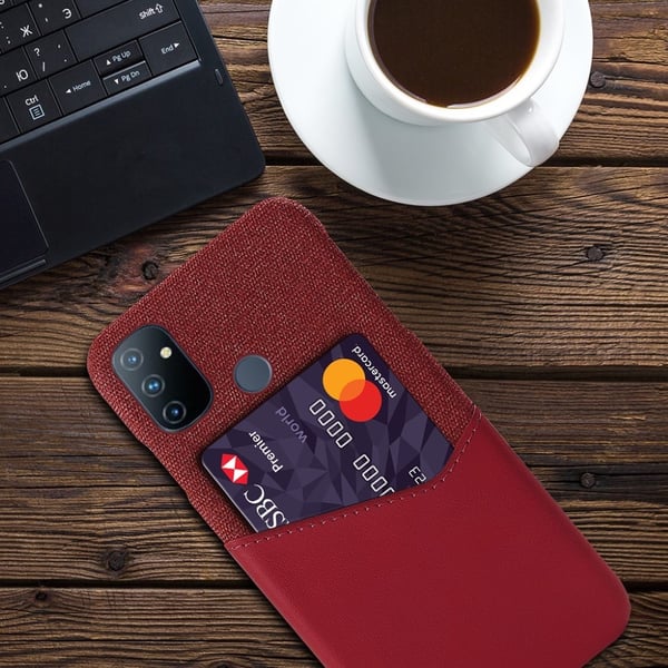 Bofink OnePlus Nord N100 Card Deksel - Rød