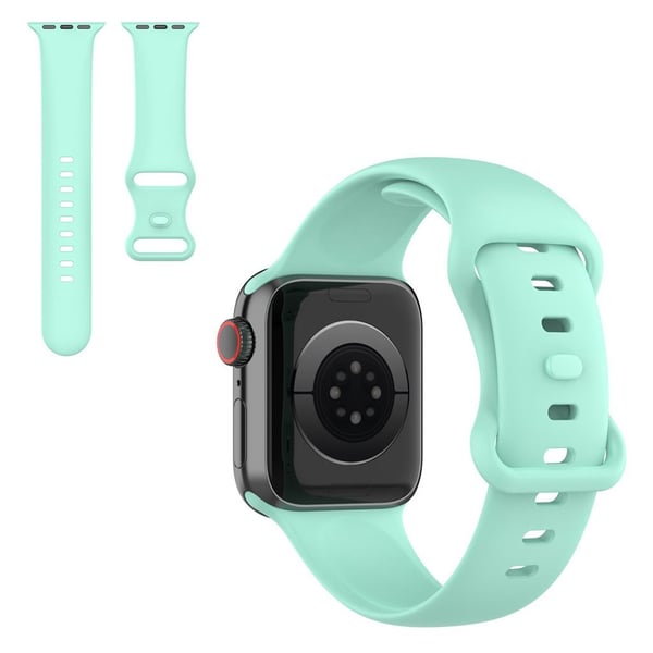 Silikonklokkerem til Apple Watch 40 mm - Cyan / Størrelse: S