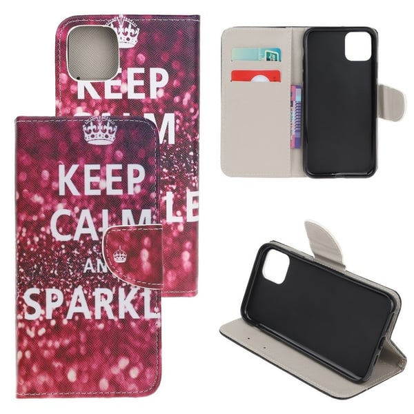 Wonderland iPhone 13 Mini flip-etui - Ta Det Med Ro Og Ta Det Med Ro