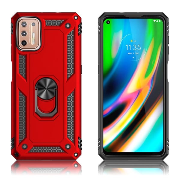 Bofink Combat Motorola Moto G9 Plus Etui - Rød
