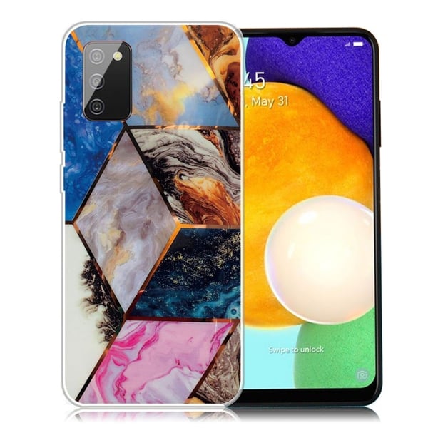 Marmordesign Samsung Galaxy A03s deksel - Levende Marmor Diamant