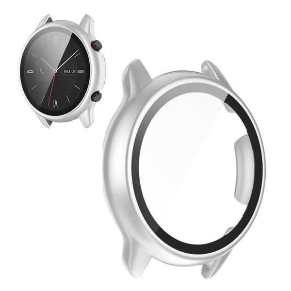 Amazfit GTR 2 eSIM / GTR 2e / GTR 2 ramme + herdet glass - Sølv