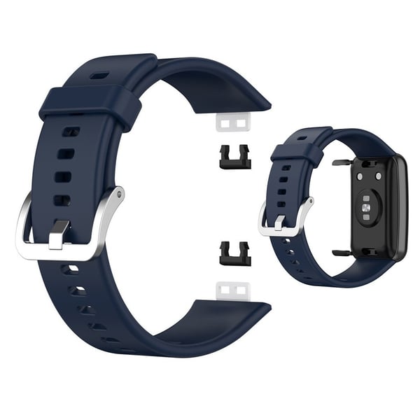 Huawei Watch Fit silikonarmbånd - Midnattsblå