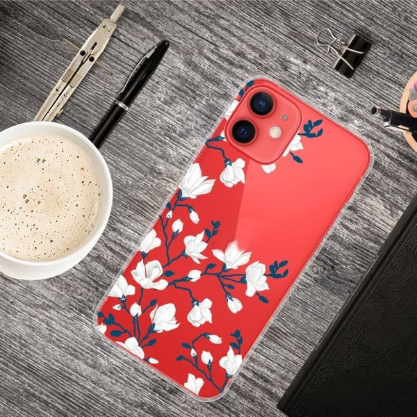 Deco iPhone 13 deksel - Hvite Blomster