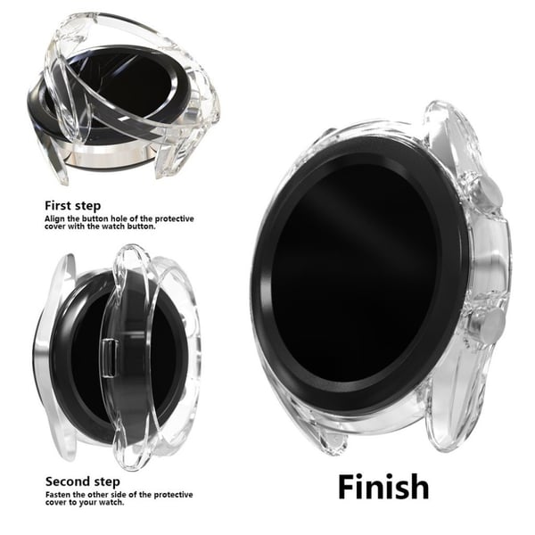 Samsung Galaxy Watch 3 (41mm) galvaniseringsramme - Gjennomsiktig