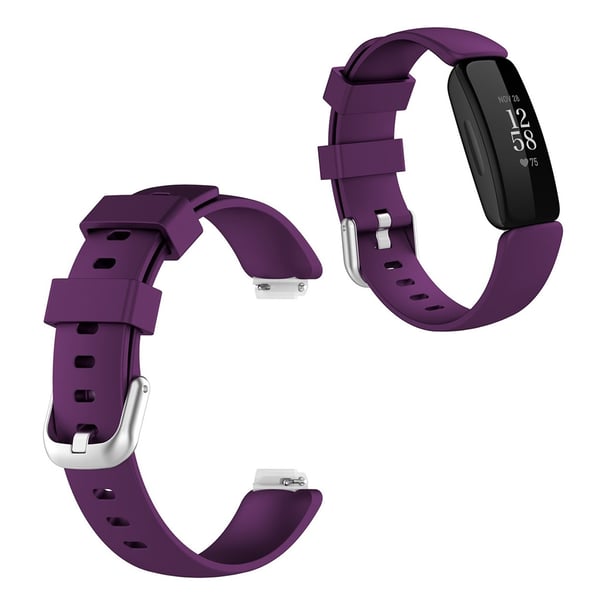 Fitbit Inspire 2 enkelt armbånd - Mørkelilla / Størrelse: S Fitbit Inspire 2 enkelt armbånd - Mørkelilla / Størrelse: S