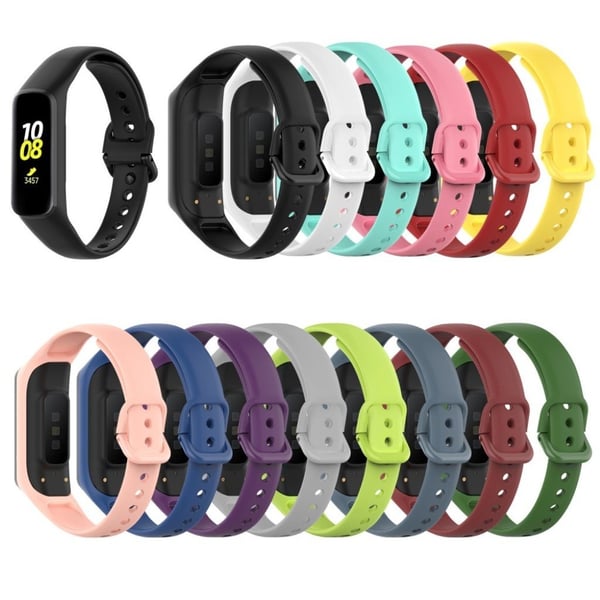 Samsung Galaxy Fit 2 simple silikone rem - cyan