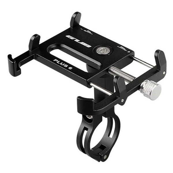 GUB PLUS 6 telefonholder i aluminium for sykkelmontering - Svart GUB PLUS 6 telefonholder i aluminium for sykkelmontering - Svart