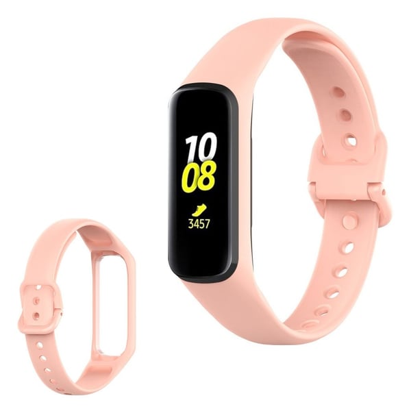Samsung Galaxy Fit 2 enkelt silikonarmbånd - Khaki