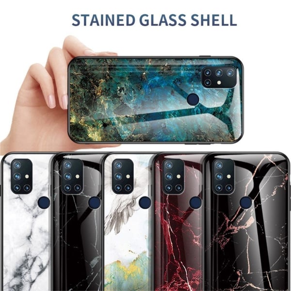 Fantasy Marble OnePlus Nord N10 5G Deksel - Svart