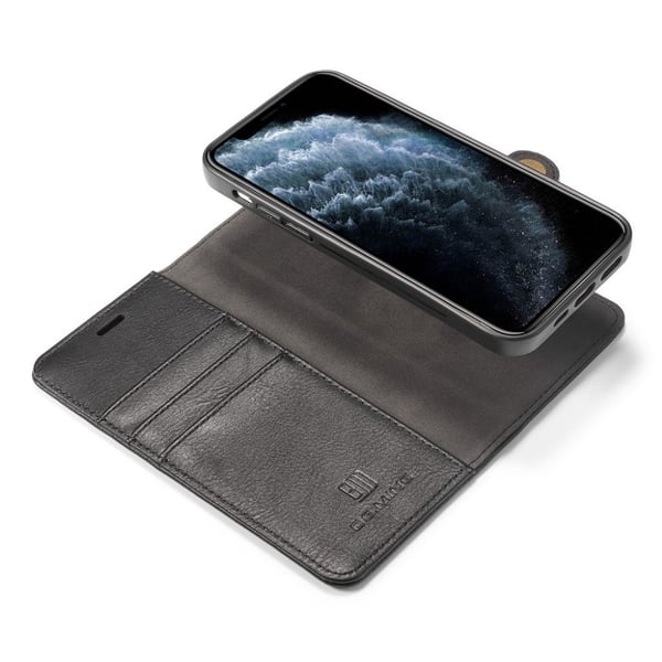 DG.MING iPhone 13 2-i-1 etui med pung - Sort