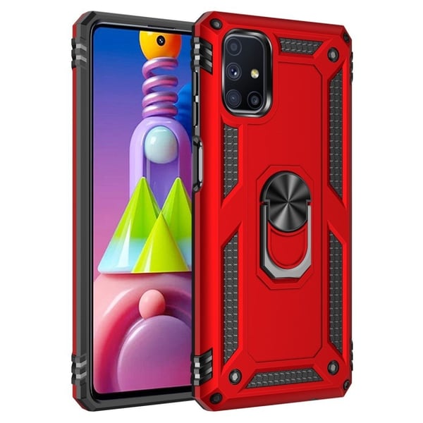 Bofink Combat Samsung Galaxy M51 Etui - Rød