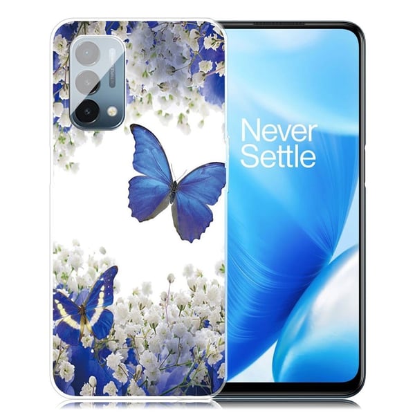 Deco OnePlus Nord N200 5G deksel - Blå Sommerfugler